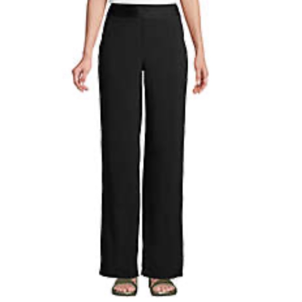 NWOT Lands End Wide Legged Active Pants Comfy and Polished